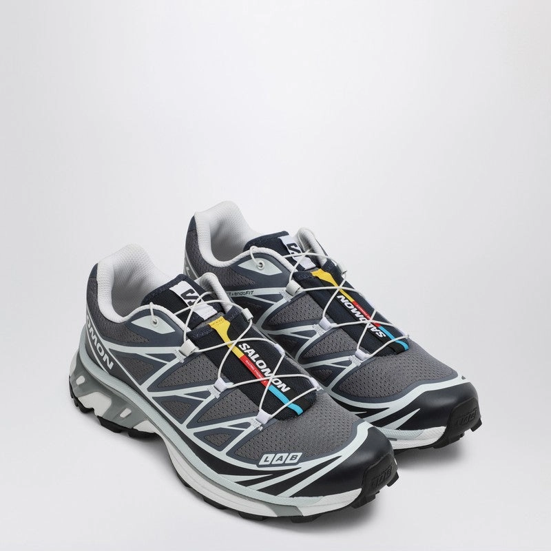 running with reflective gear plain shoes Salomon Men's Sneaker Xt-6 /Night blue/