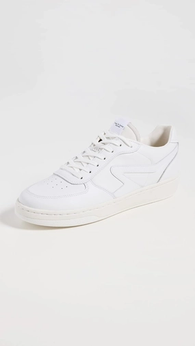 evening Rag & Bone Men's Retro Court Sneakers, White White Lace Up leather Shoes