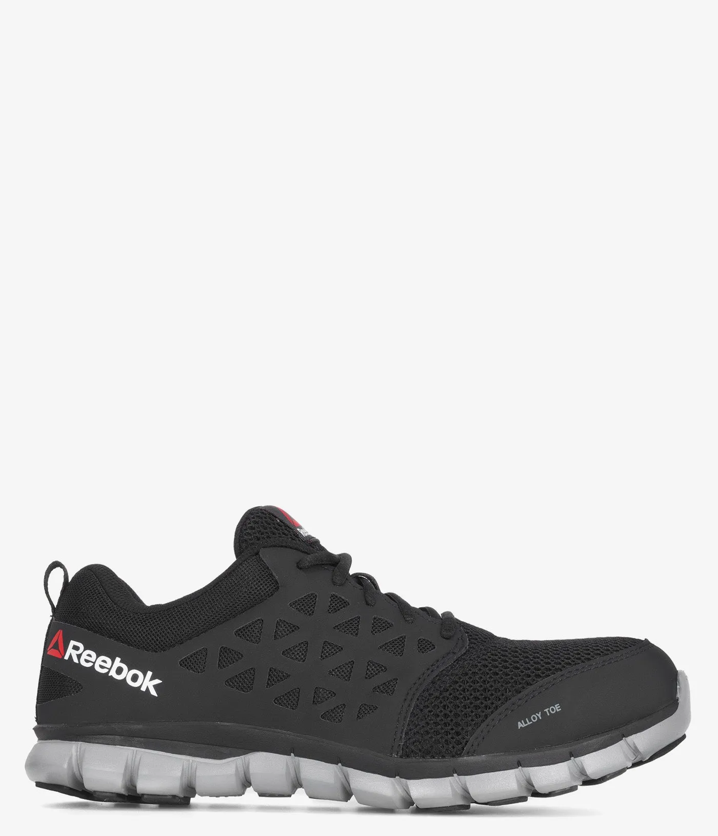 Seamless Technology Recycled materials Reebok Sublite Cushion Alloy Toe Athletic Shoe