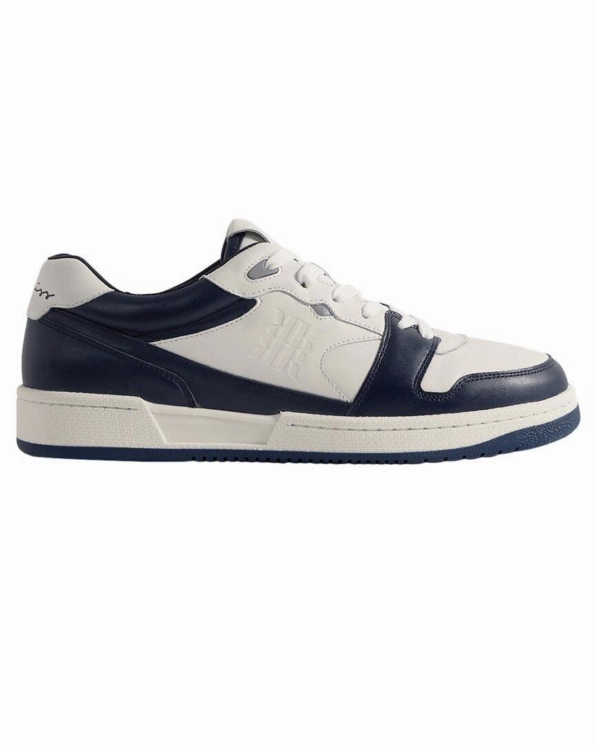 Reiss Astor Leather Trainer Reinforced heel Style - and - function