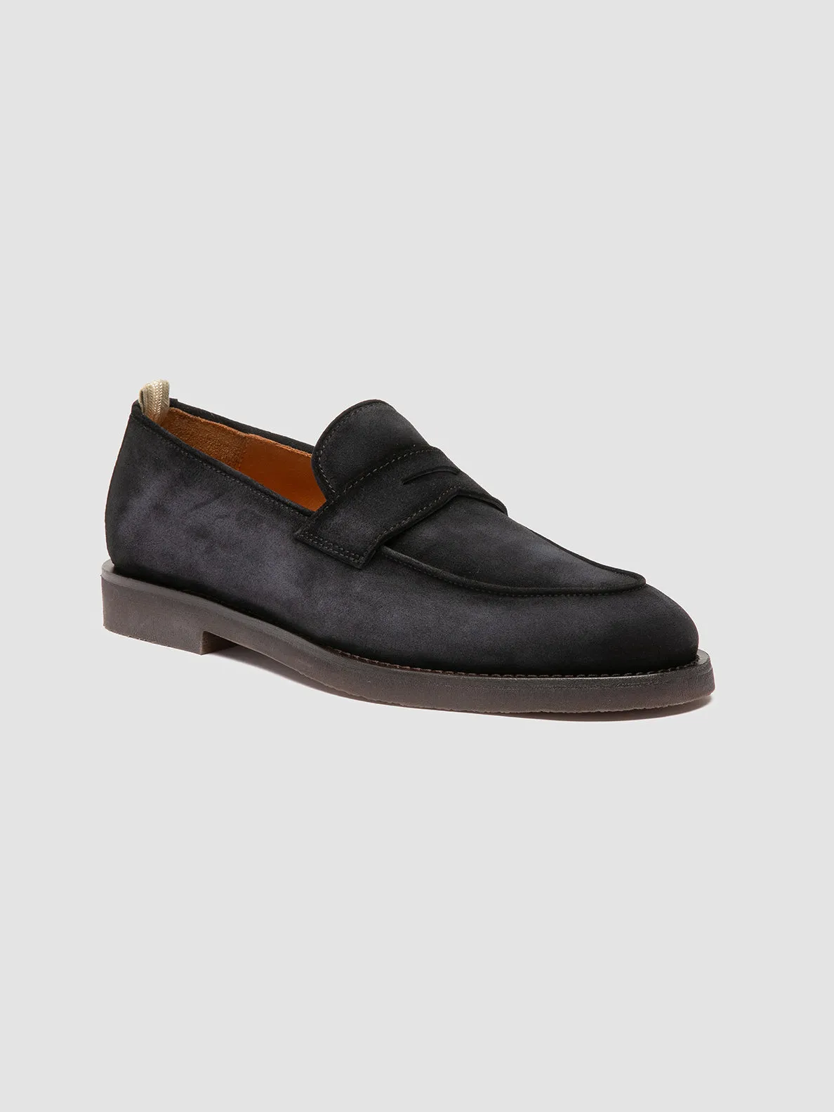 OPERA FLEXI 101 - Blue Suede Penny Loafers Reliable Balance