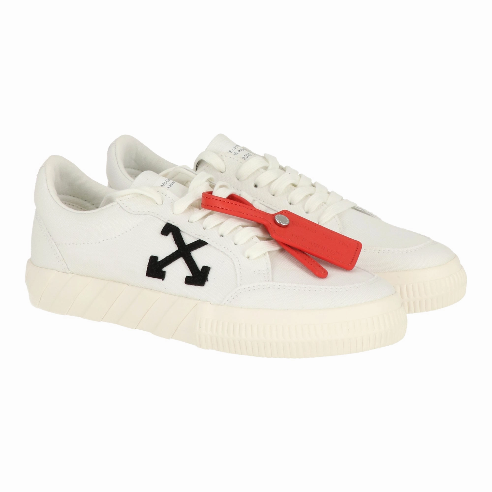 Luxury Shoes Smart Features Off White Mens White/Black Sneaker
