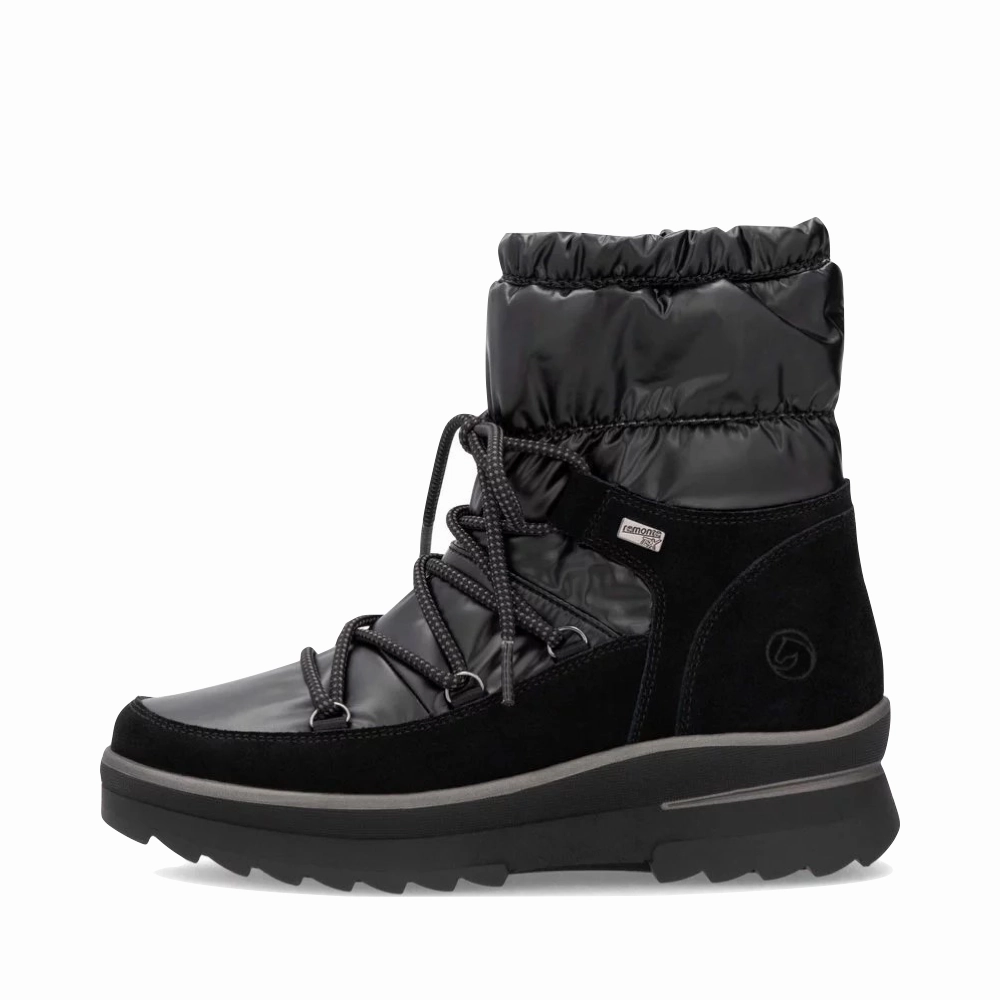 Elastic upper Remote Women's Lelisha 70 Puffer Waterproof Boot in Black