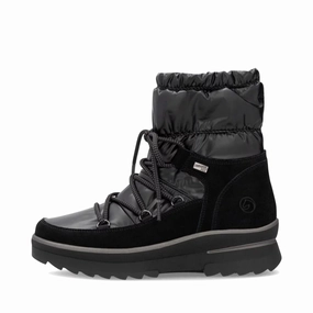 Elastic upper Remote Women's Lelisha 70 Puffer Waterproof Boot in Black