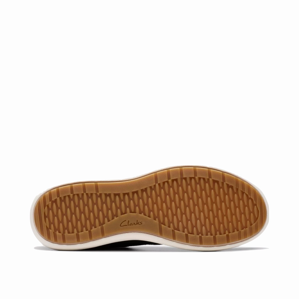 Urban Minimal Trendy Footwear Clarks Women's Nalle Walk Knit Sneaker in Navy