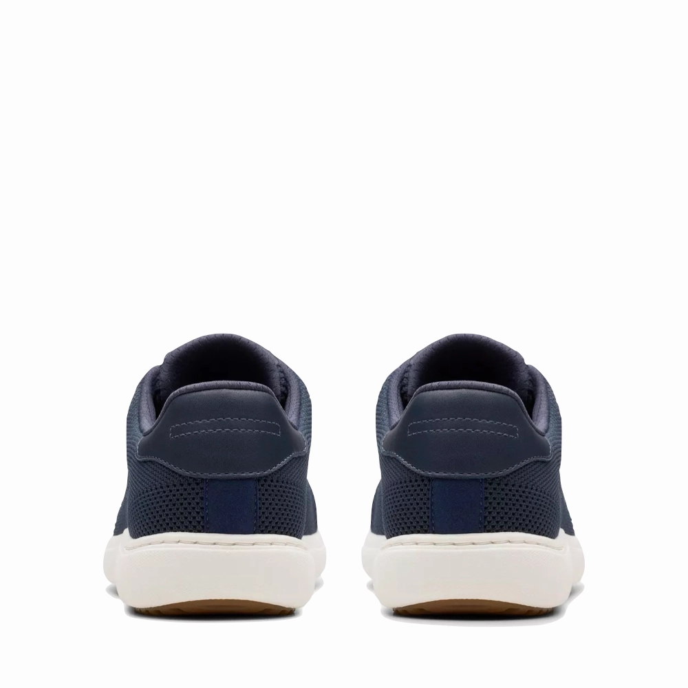 Bridge Jog Clarks Women's Nalle Walk Knit Sneaker in Navy