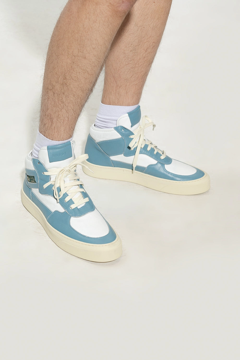 Sprinting Shoes Rhude New Mens High Top Sneakers In Blue
