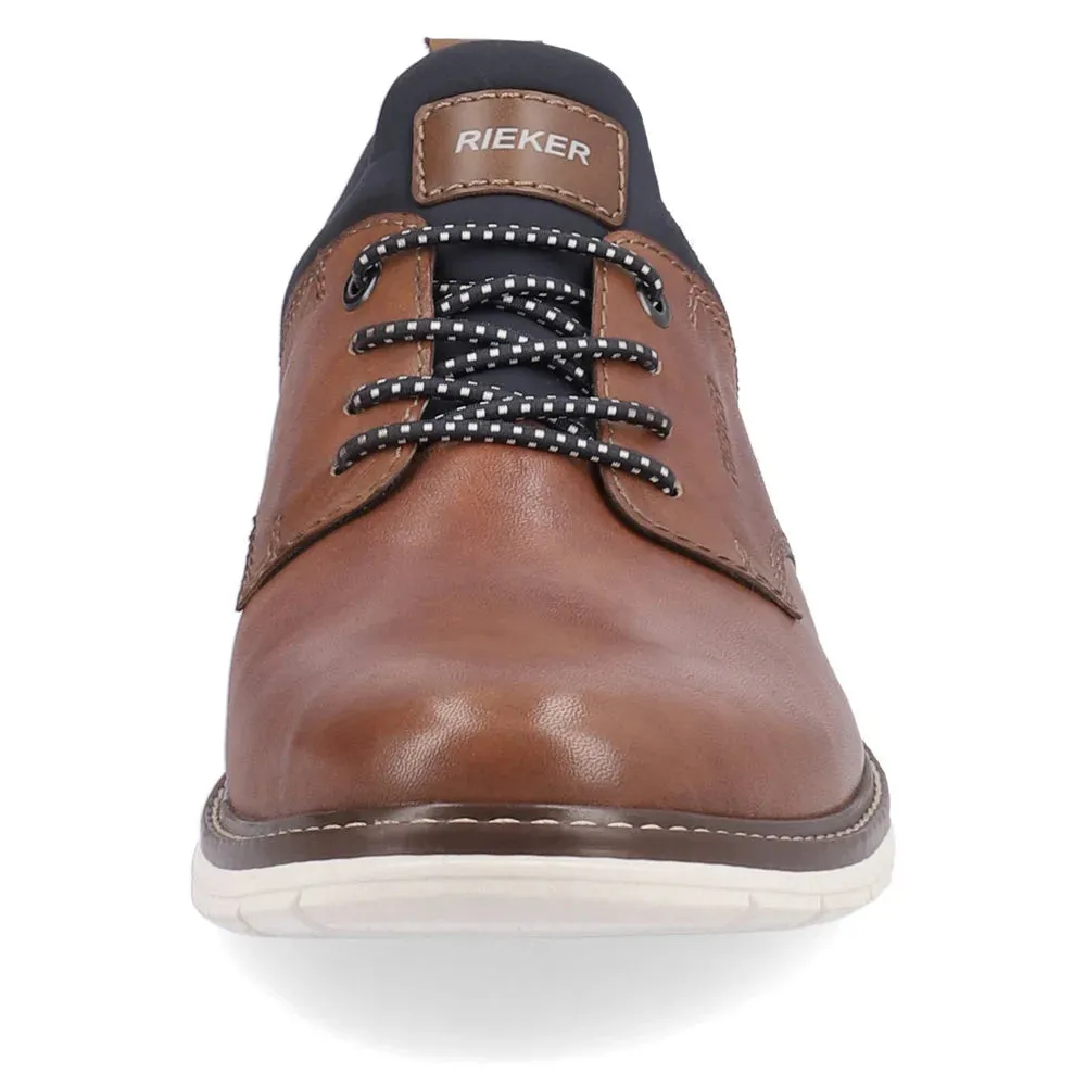 Rieker Men's Dustin 54 Shoe in Brown Quiet Stepper