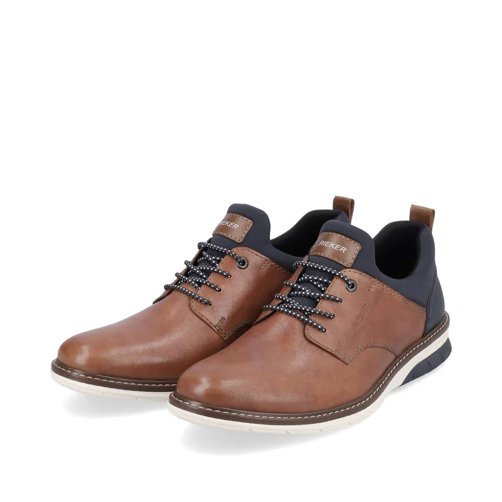 Matte Style Rieker Men's Dustin 54 Shoe in Brown