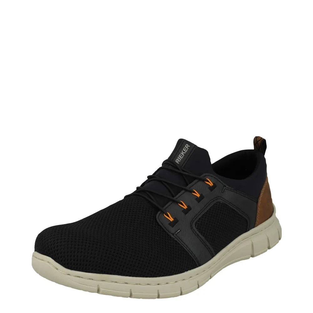 mules Pull Hike Rieker Men's Timo 96 Bungee Lace Slip On Sneaker in Blue