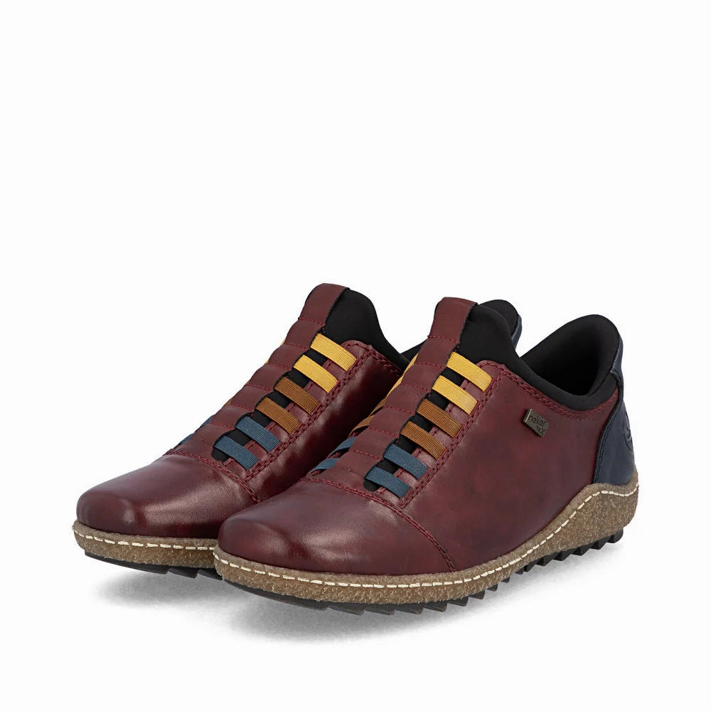 Running Errands Rieker Women's Liv 62 Waterproof Boot in Vino