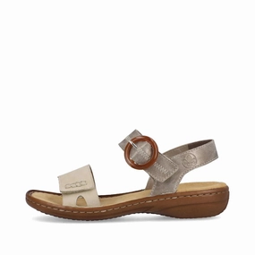 Modern Routine Rieker Women's Regina Z3 Sandal in Cliff/Perle