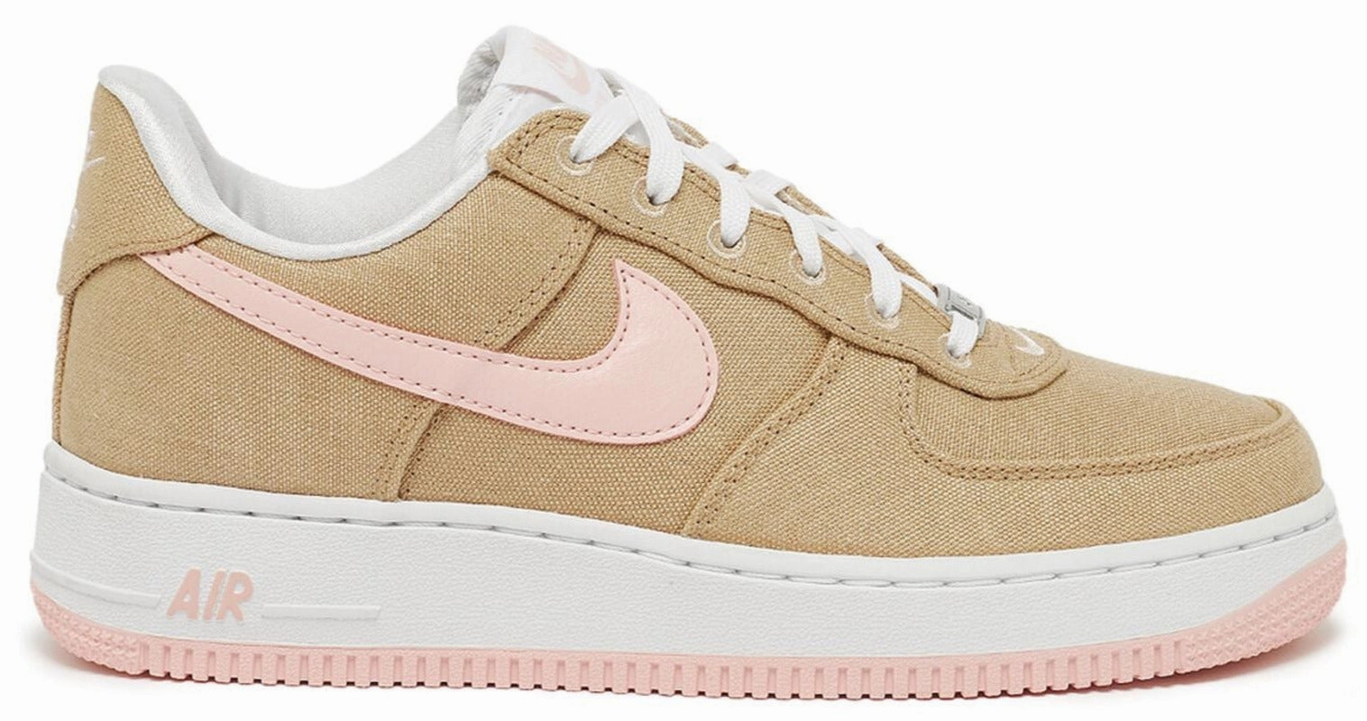 Nike Air Force 1 Low Linen Canvas embroidered - finish - design shoes