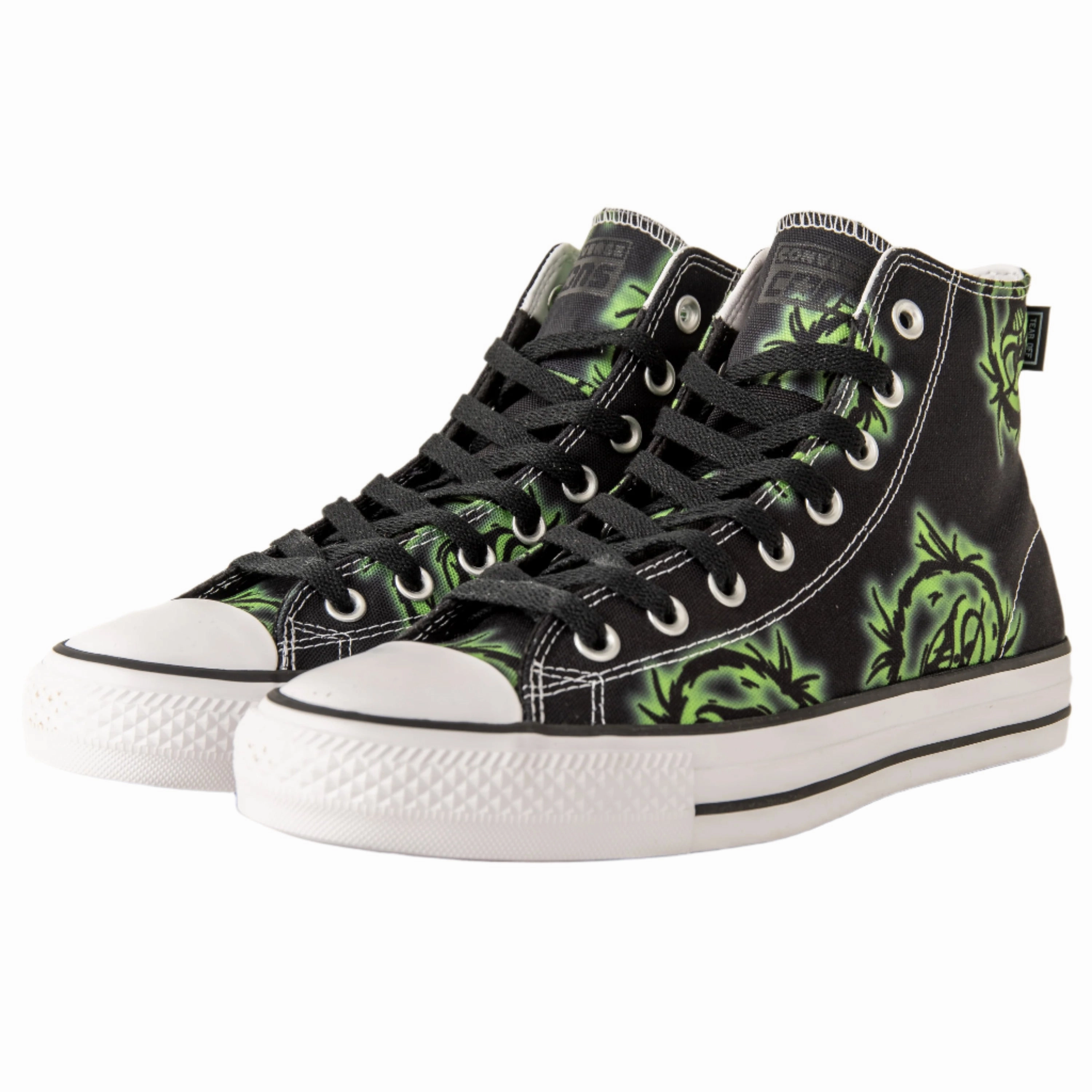 CONS - Chuck Taylor All Star Pro Hi (Black/Virtual Matcha/White) *SALE running - achievement