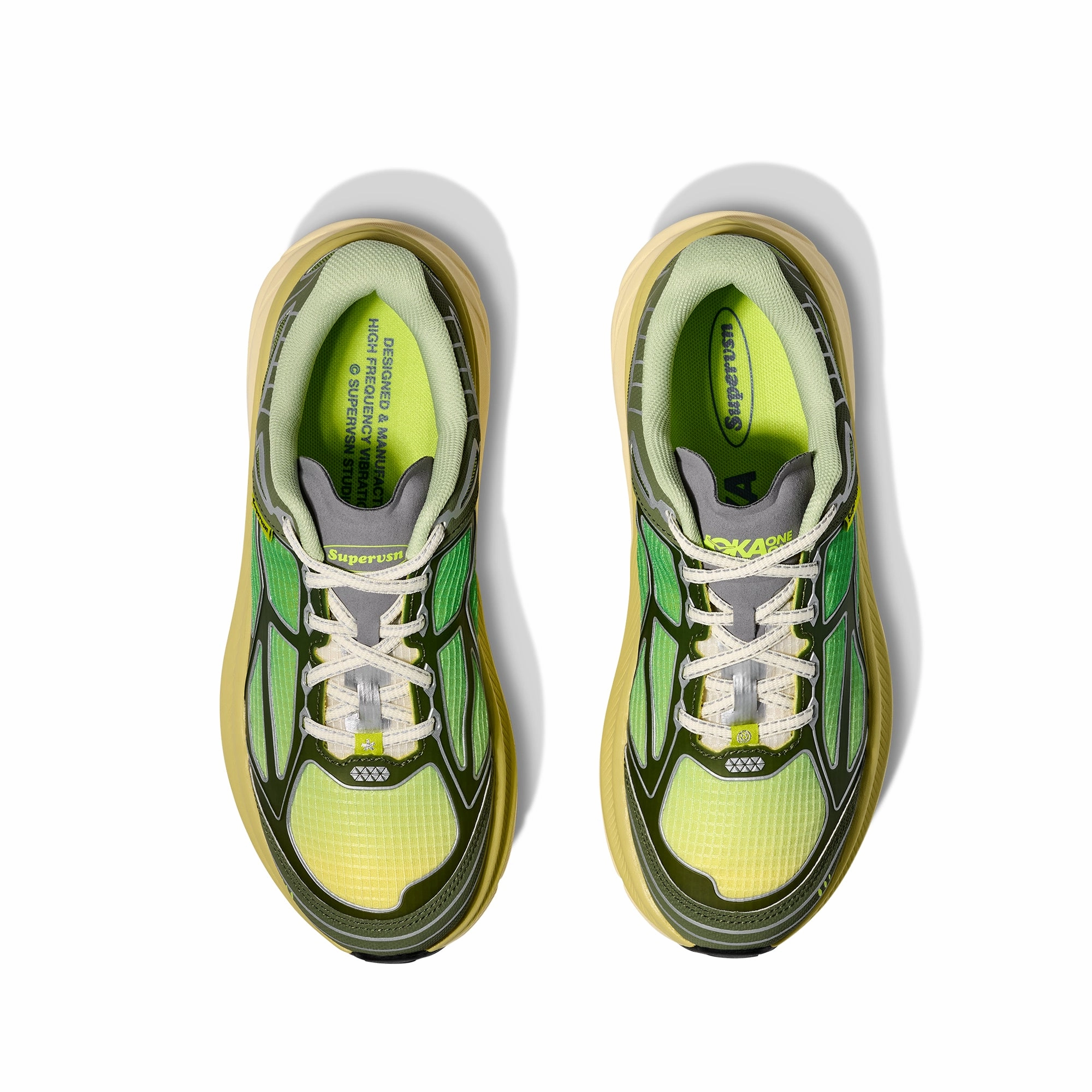 Hoka U Clifton One9 Supervsn Shoes Molded Heel Cup Breathable Ease