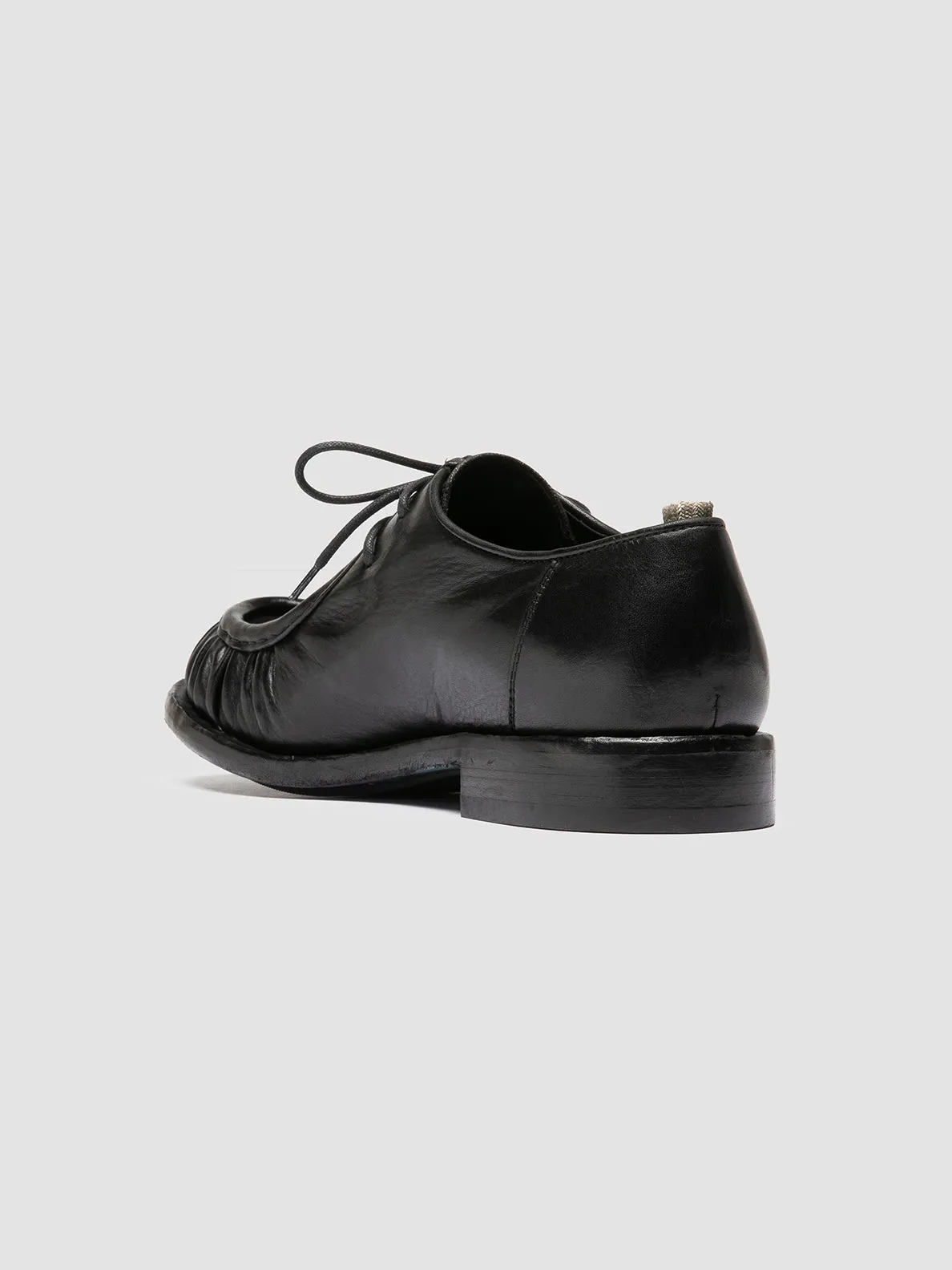 Smart Step Romantic Pair RUGGED 010 - Black Leather Derby Shoes