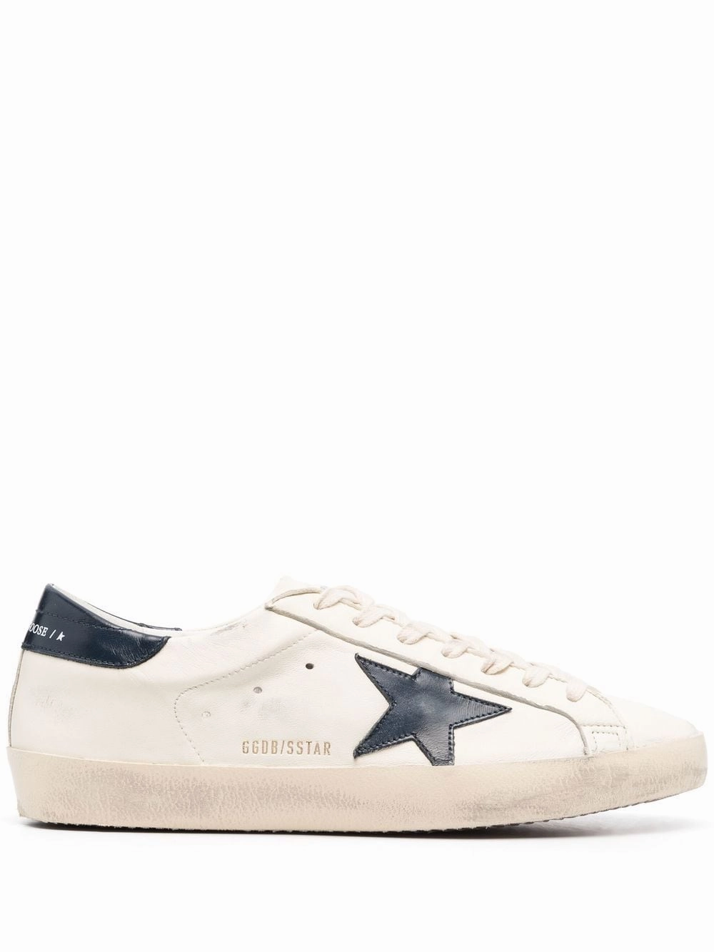 Golden Goose Men's Sneakers Genuine Leather cross - strap shoes