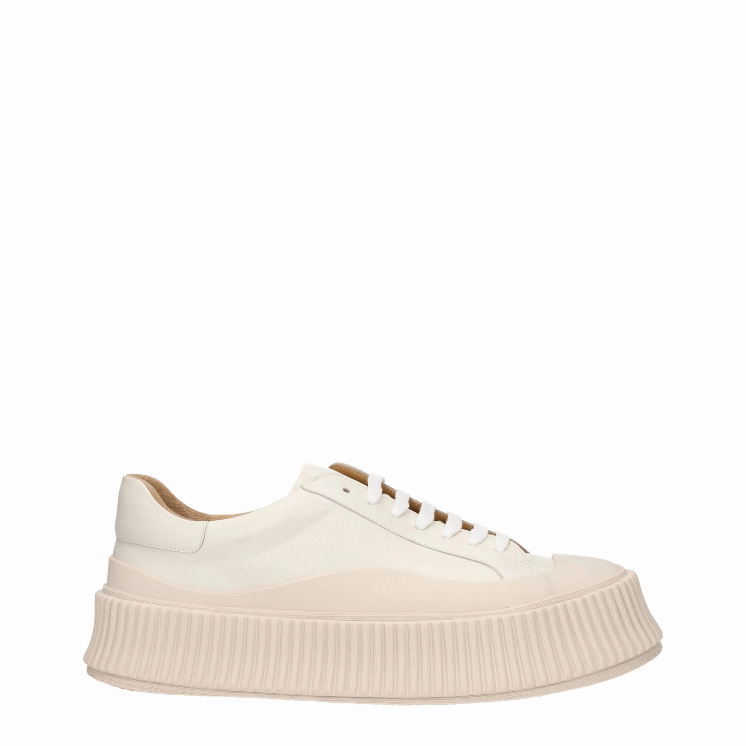 Jil Sander Leather Men's Sneakers rubber