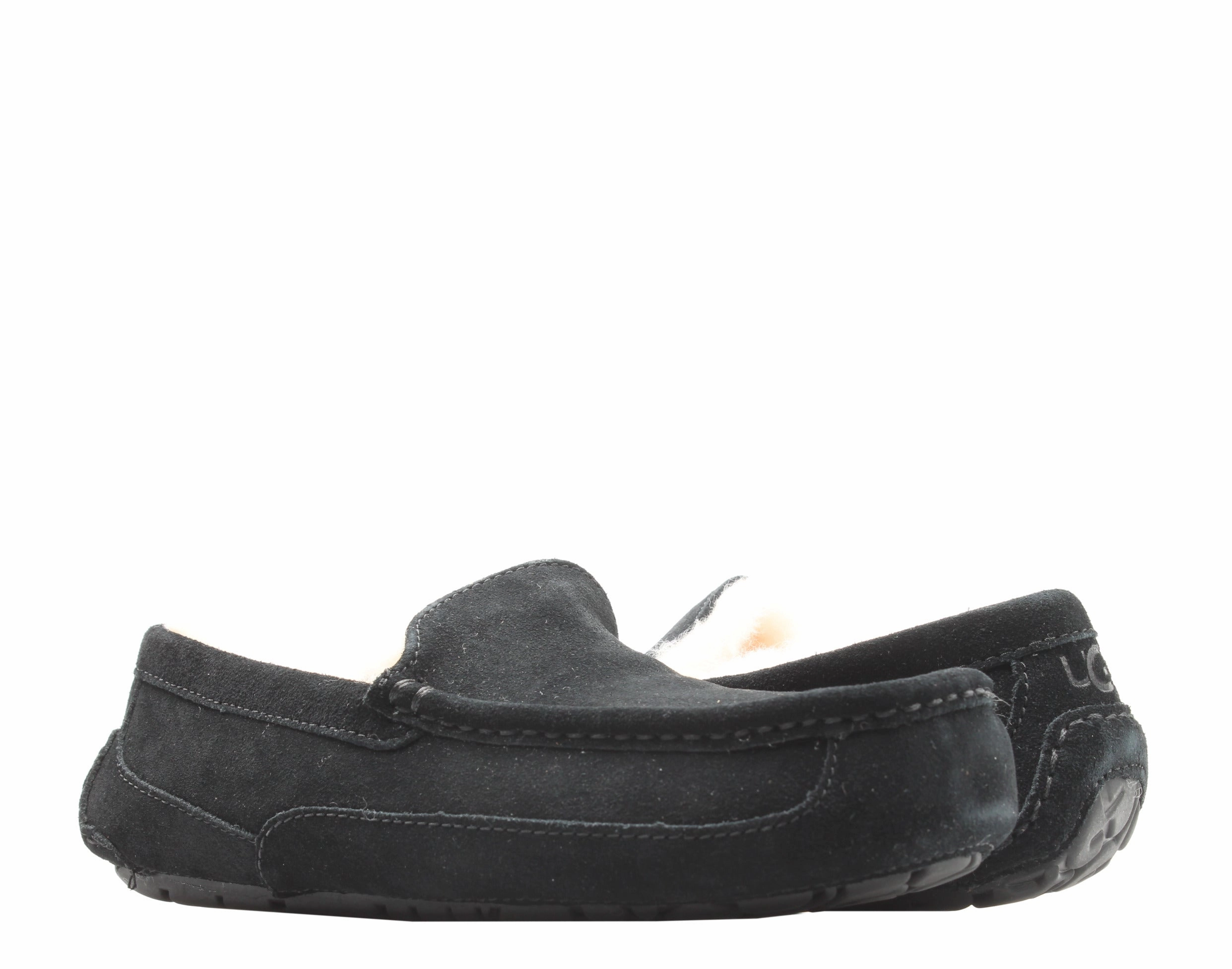 Snug UGG Australia Ascot Moccasin Black Men's Slippers 1101110-BLK