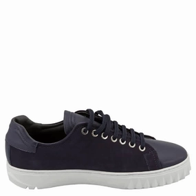 wide - fit comfort Salvatore Ferragamo Men's Cube Suede & Leather Low-top Sneakers