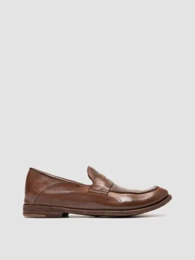 Pure Comfort First Shade ARCHIVE 522 - Brown Leather Penny Loafers