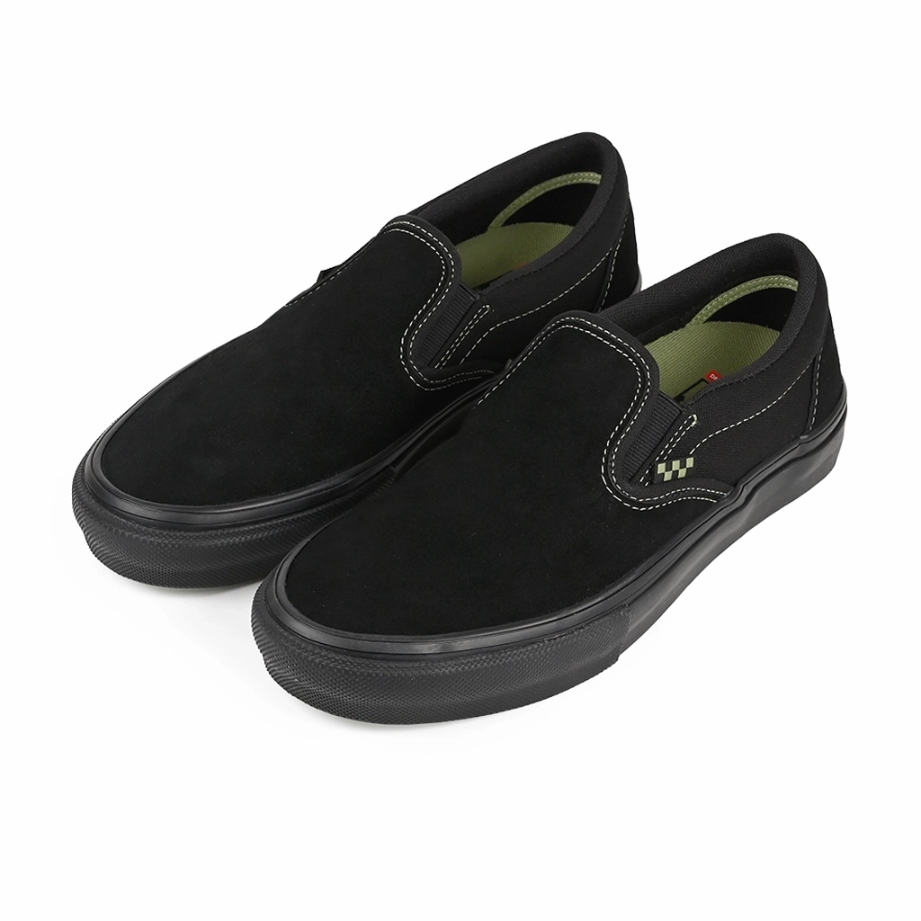 Flexible Wear Airflow Ventilation Channels Vans Skate Slip-On Skateboarding Shoe