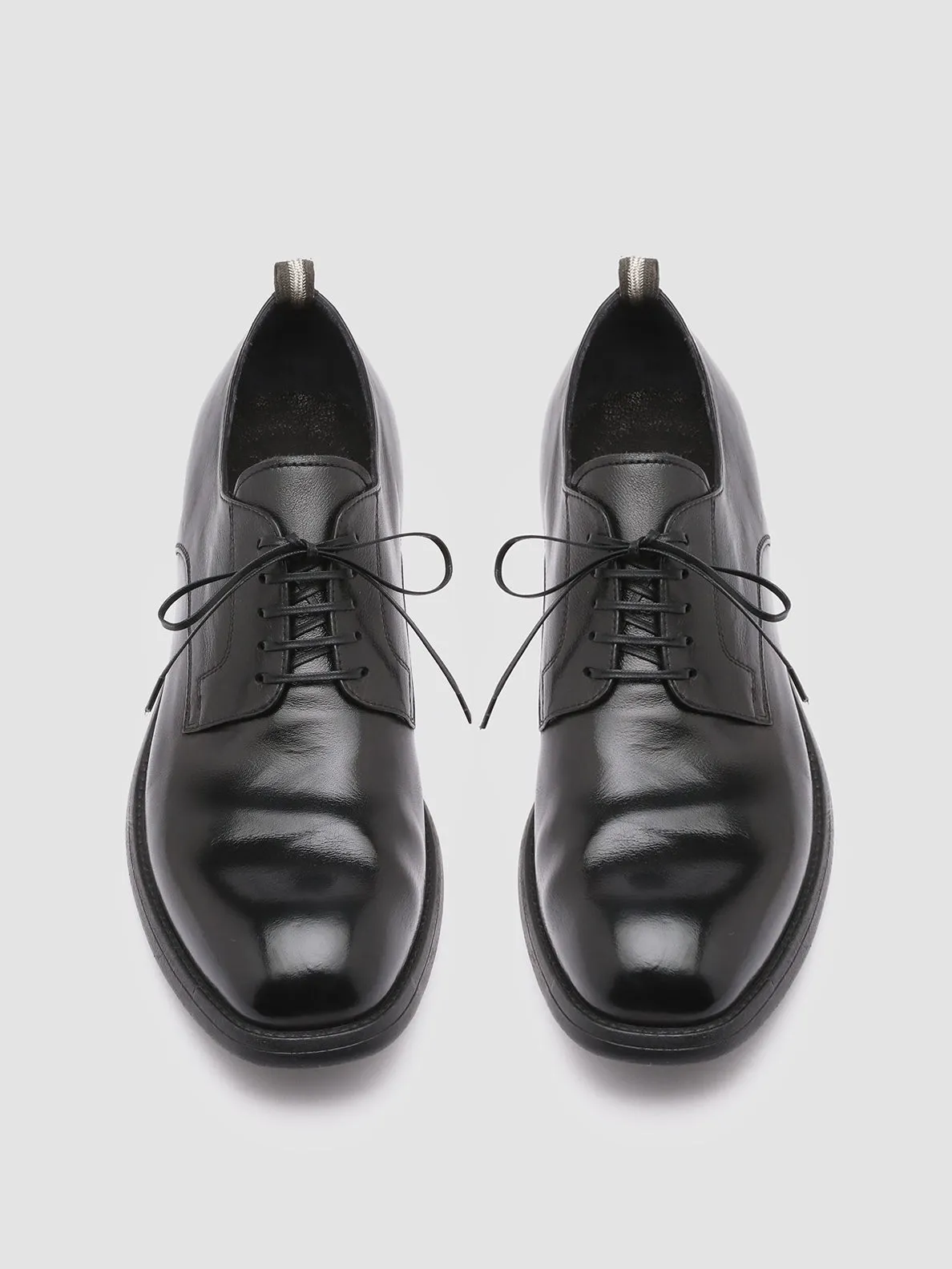CHRONICLE 001 - Black Leather Derby Shoes Event Ready