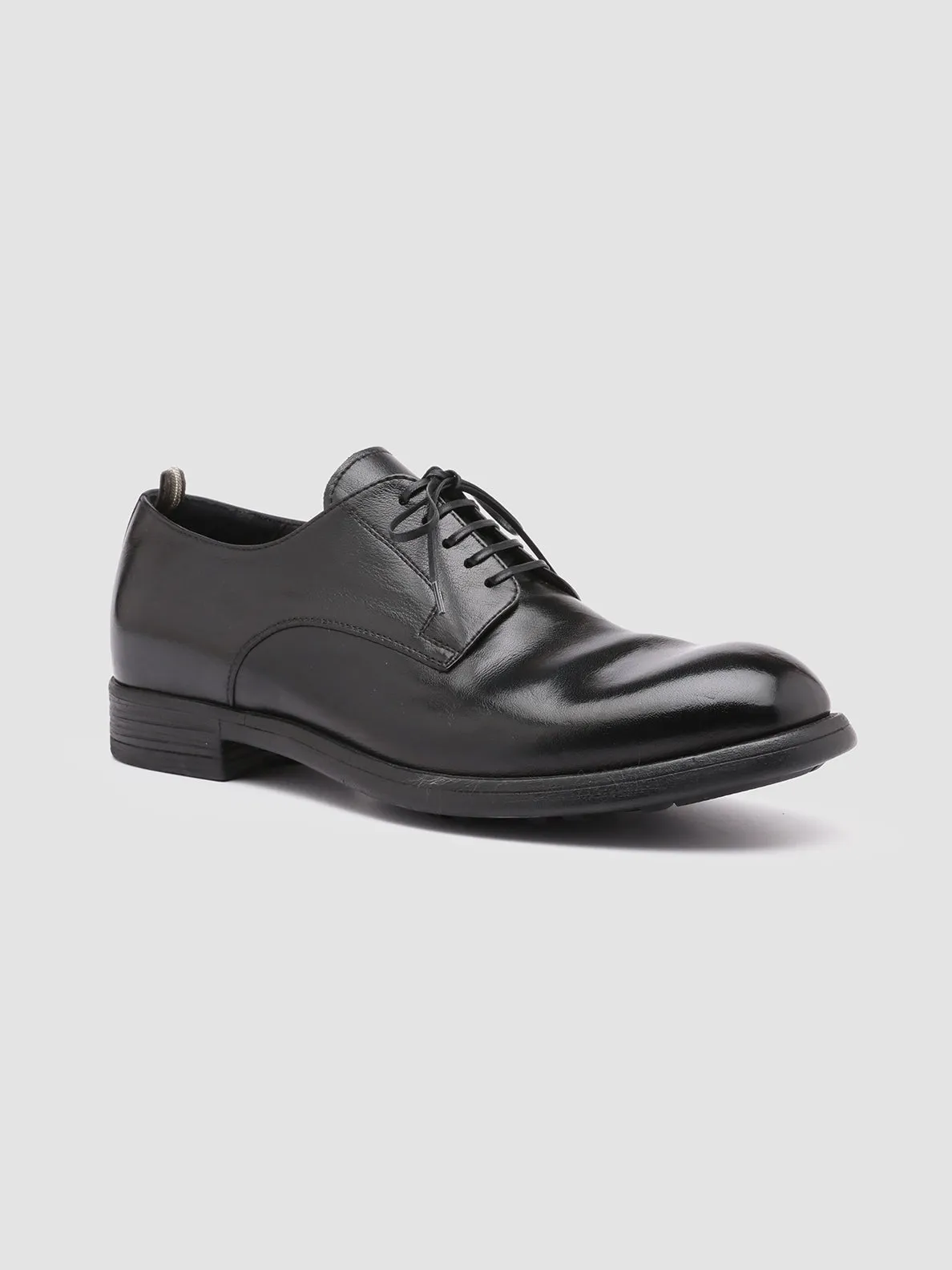 True Craft CHRONICLE 001 - Black Leather Derby Shoes