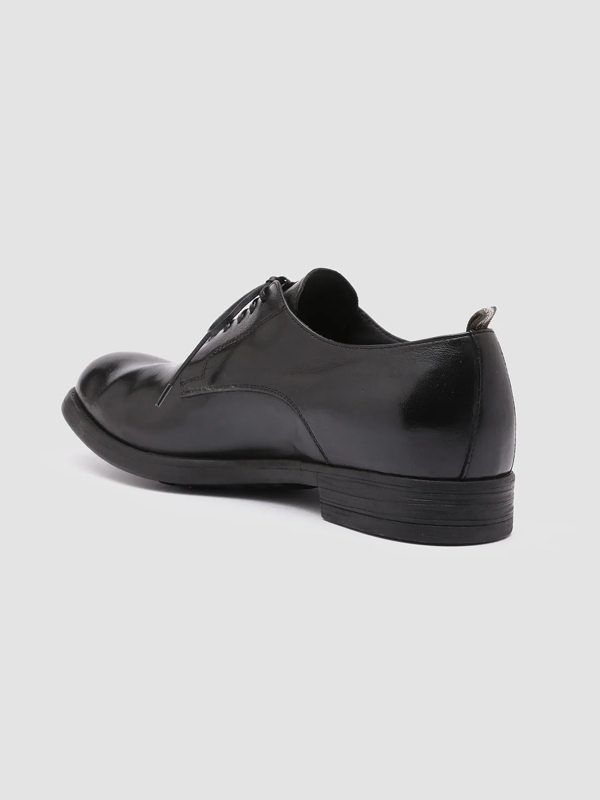 CHRONICLE 001 - Black Leather Derby Shoes American Prep