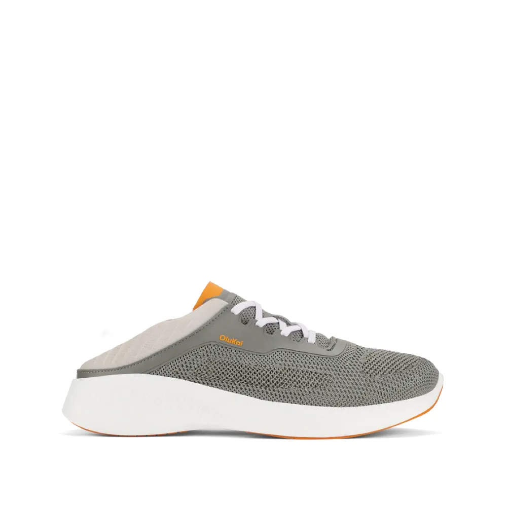 Training Friendly Well-known OluKai Men's Island Hopper Mesh Sneaker in Storm Grey