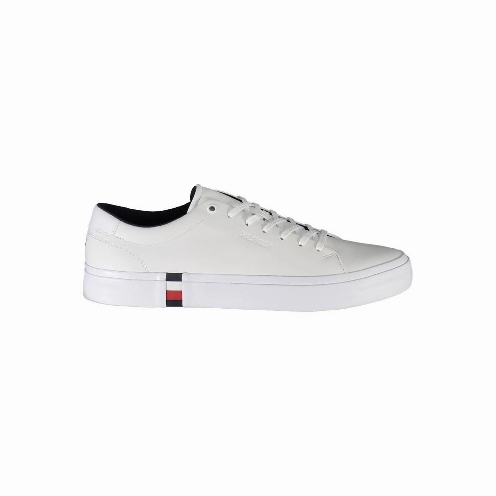running in the cold shoes Tommy Hilfiger Leather Men Men's Sneaker