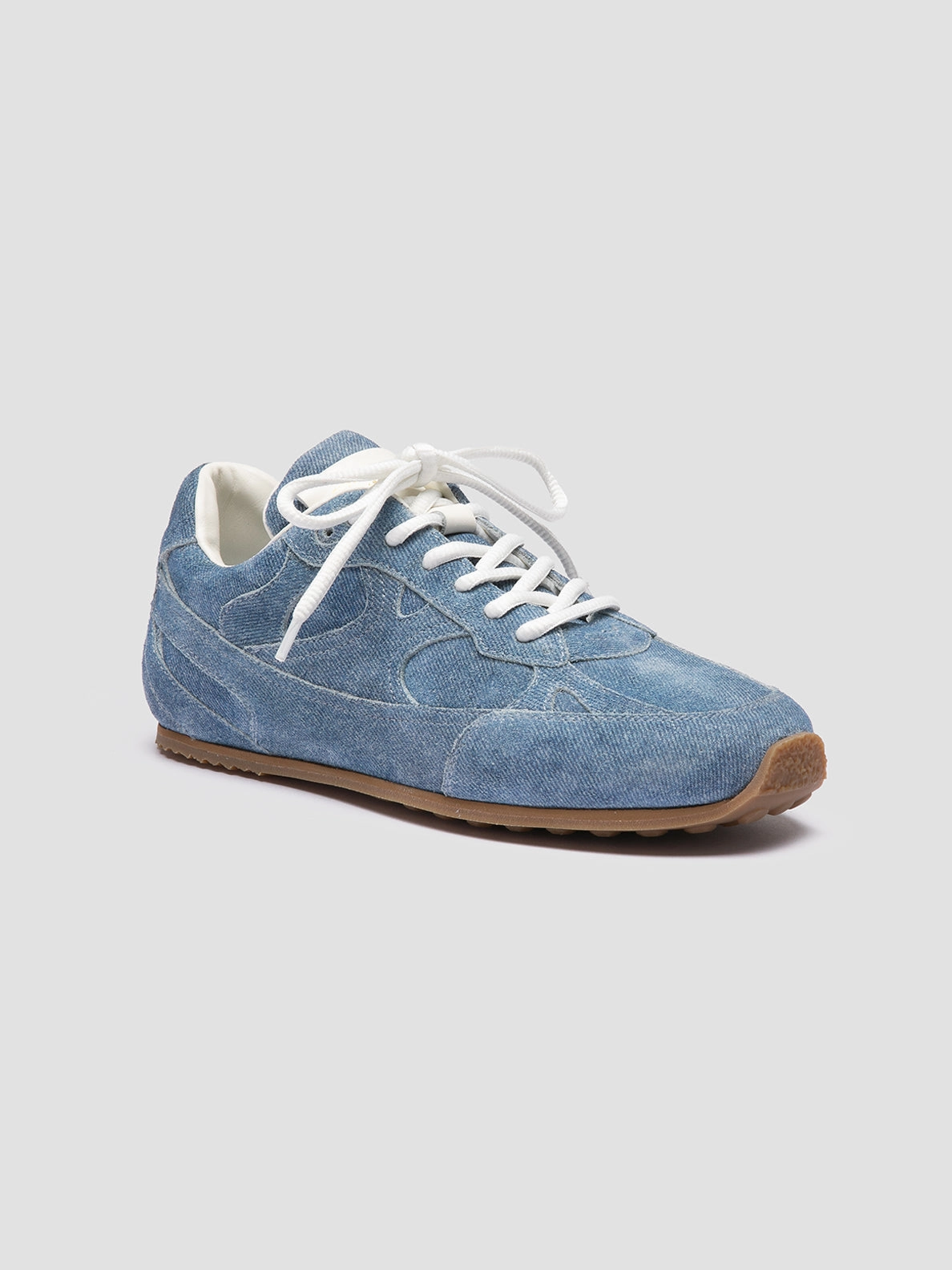 AWAY 101 - Blue Suede Low Top Sneakers Agile Movement running for a healthy lifestyle
