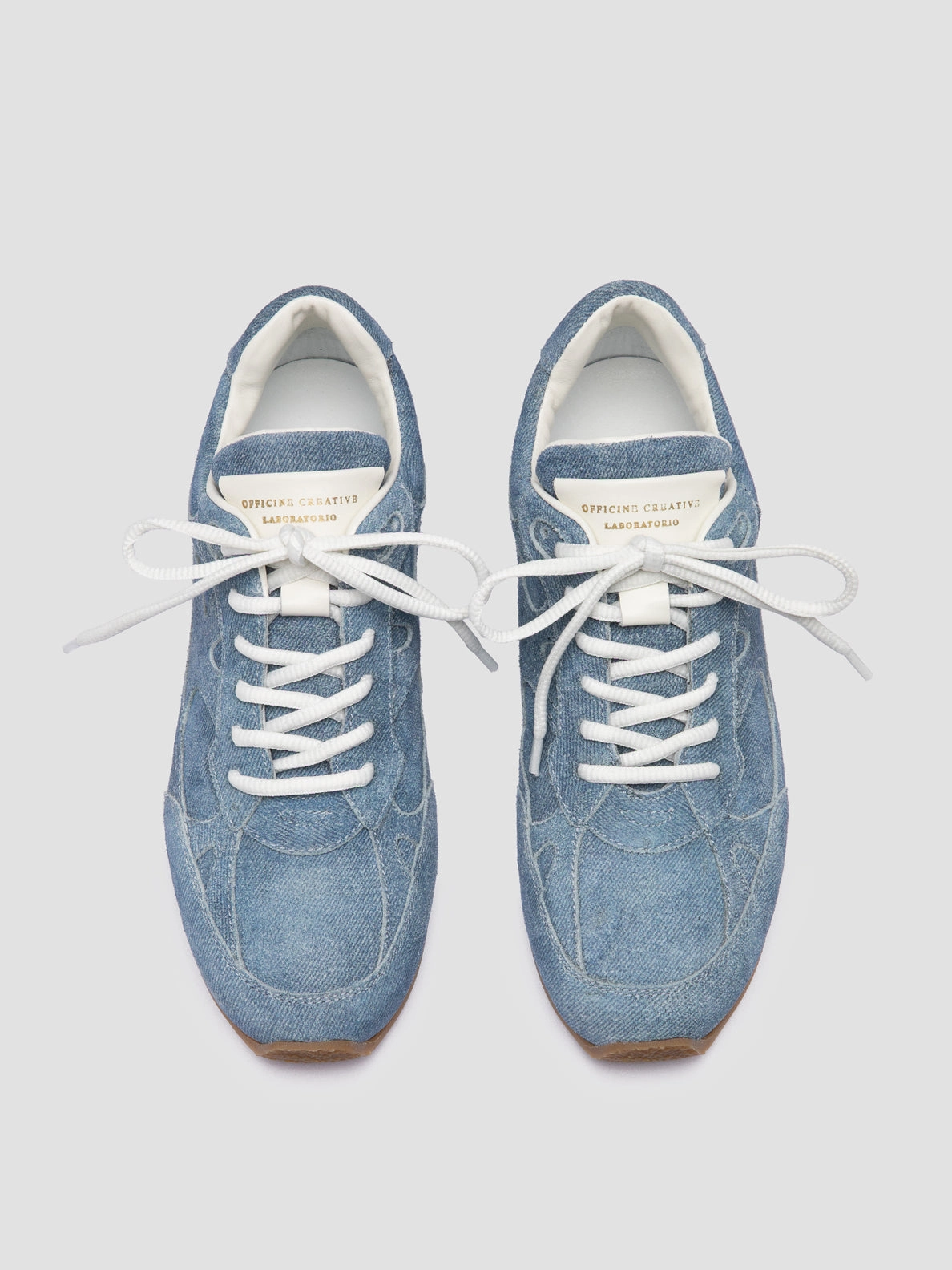 slip - resistant shoes AWAY 101 - Blue Suede Low Top Sneakers