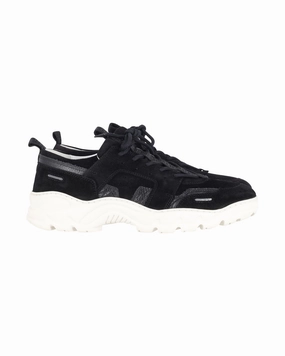 Ami Paris Lucky 9 Sneakers in Black Suede Propelium