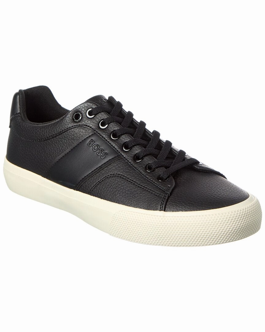 Hugo Boss Aiden Leather Sneaker weekend running shoe time frame
