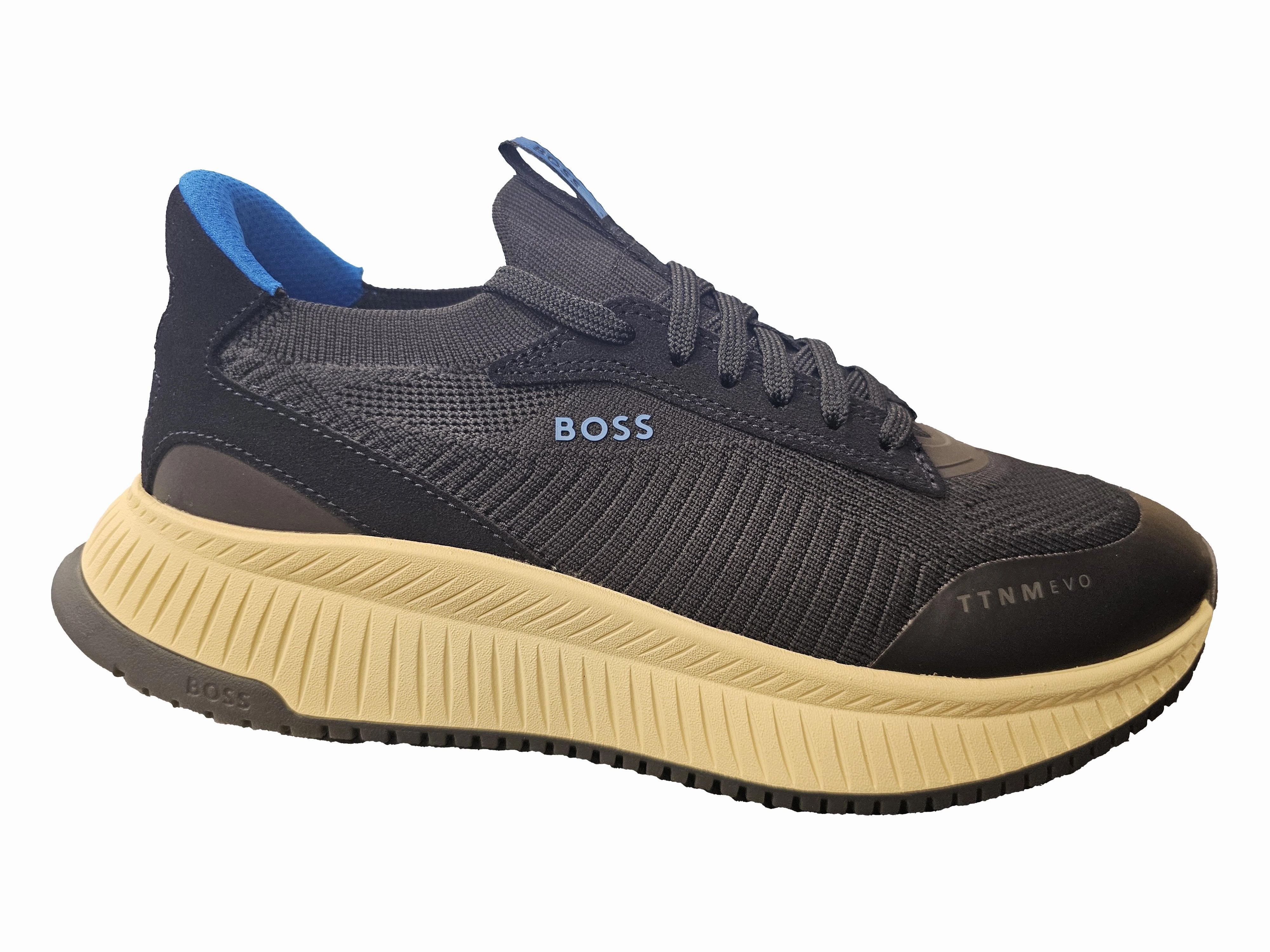 Hugo Boss Men's Titanium Evo Running Sneaker, Open Blue Amateur athlete