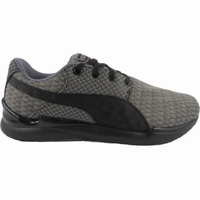 Sock - like feel 15K Run Men's Future Trinomic Swift Chain Shoes In Gray