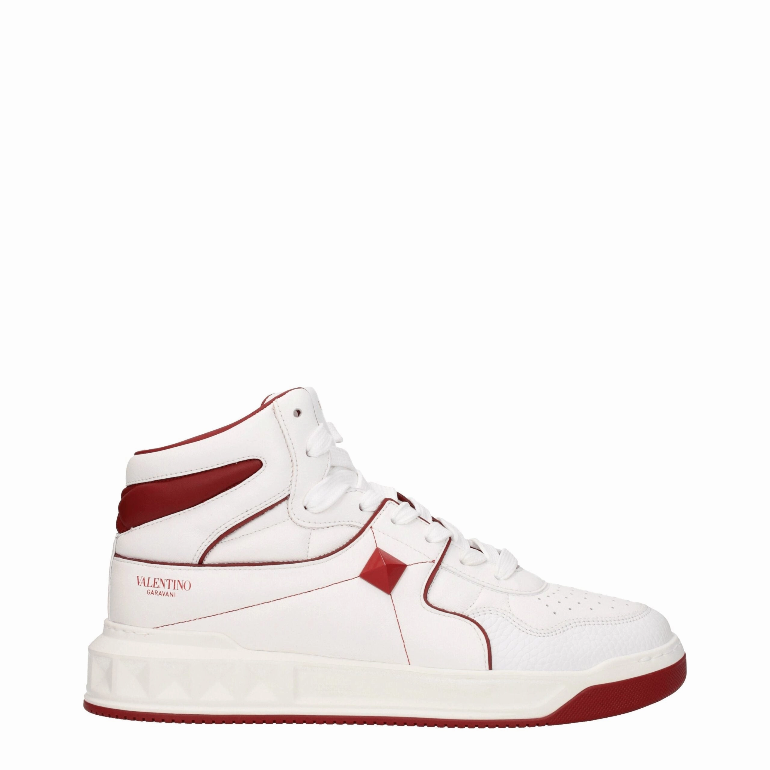 track equipment Valentino Garavani Leather Men's Sneakers