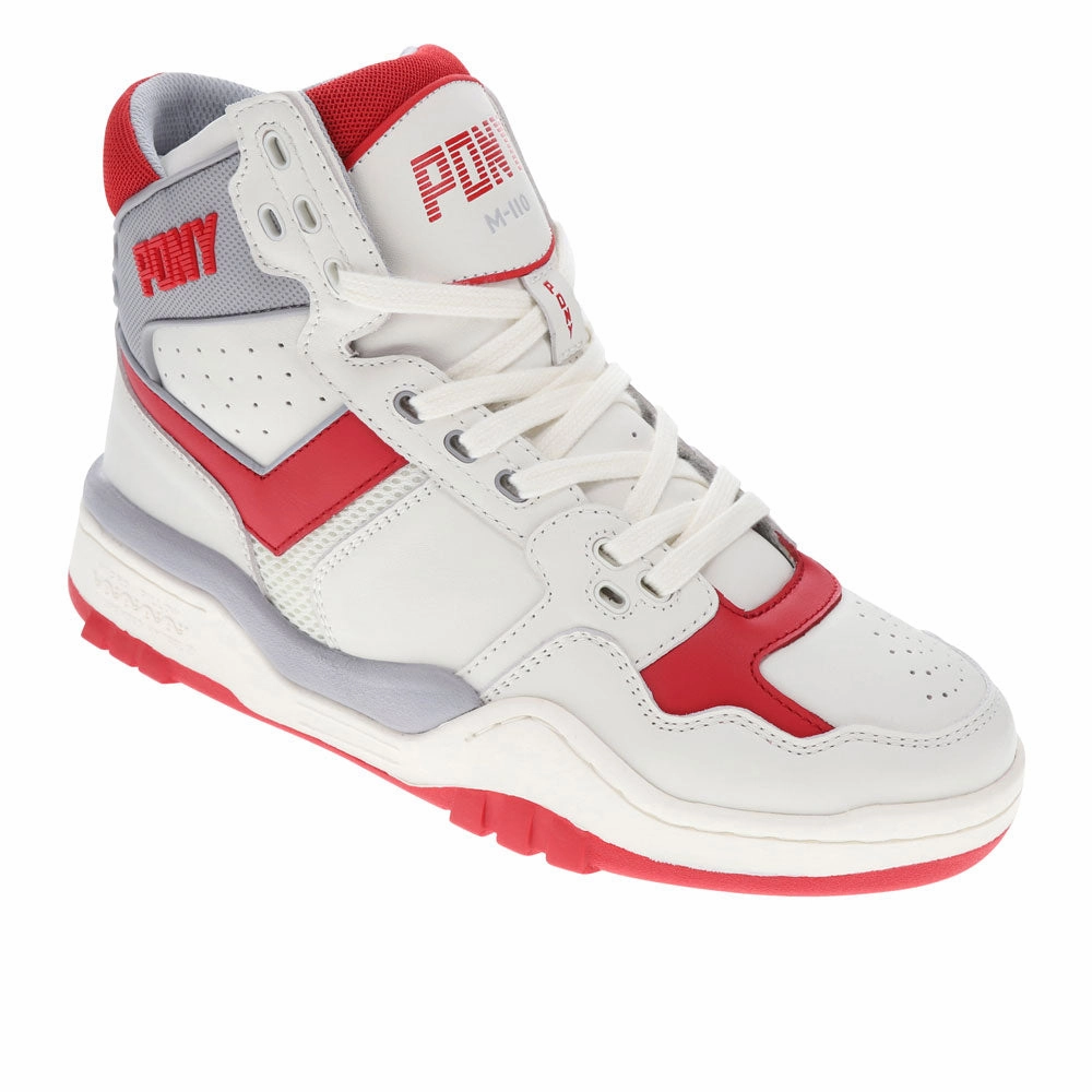 Breathable Fit Fun run PONY Mens M110 Archive Genuine Leather Premium Lace Up Athletic Sneaker Shoe