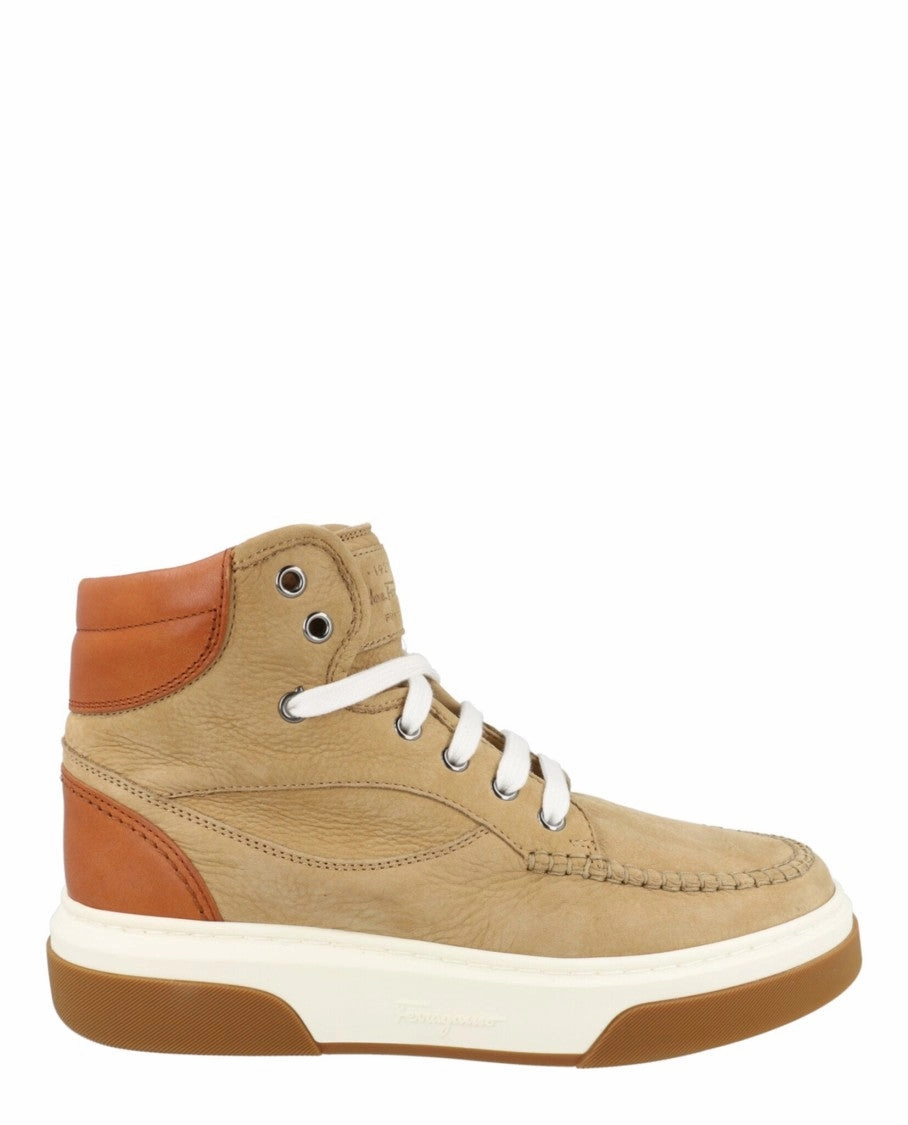 Cassina Suede High-Top Sneakers Summer - running