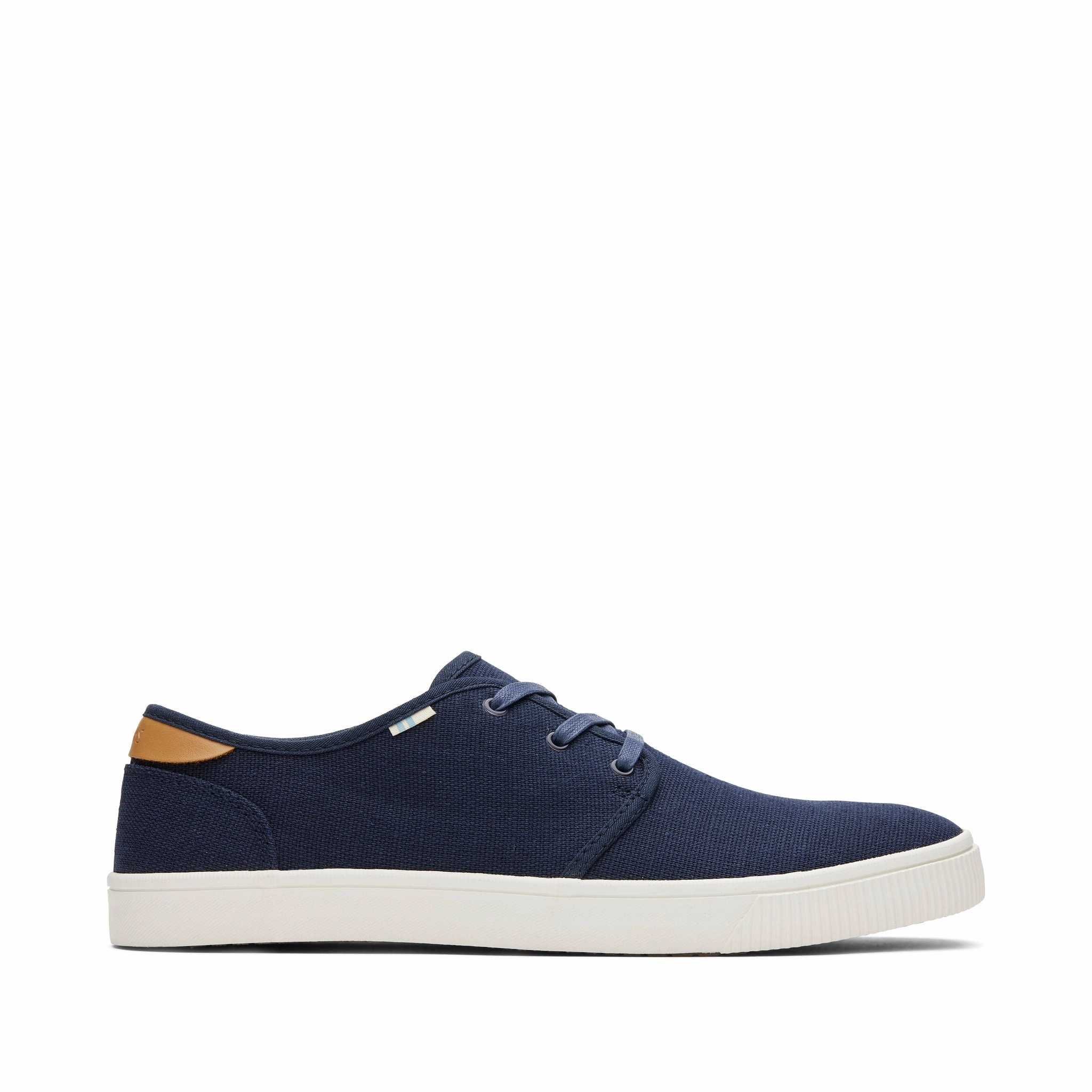 Carlo Navy Heritage Canvas Lace-Up Sneaker All Purpose padded insole