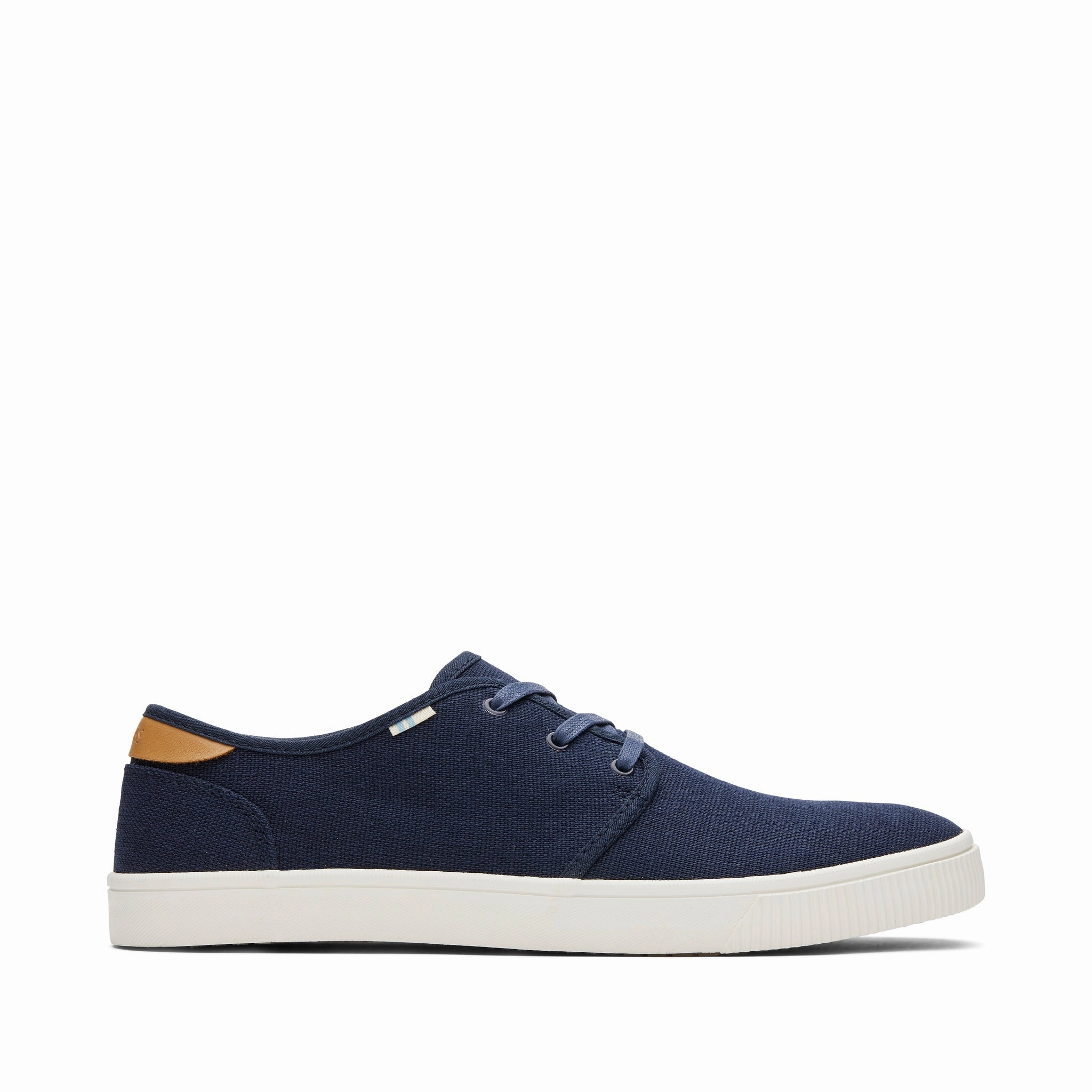 HookAndLoop Carlo Navy Heritage Canvas Lace-Up Sneaker