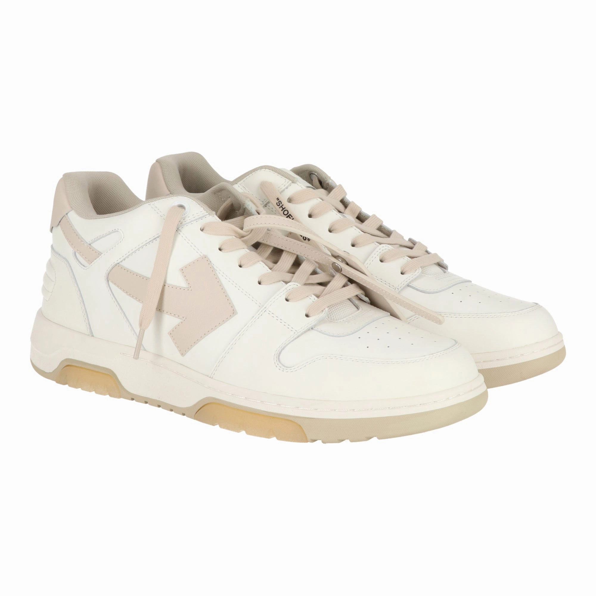 Off White Mens White/Beige Sneaker day - running shoes