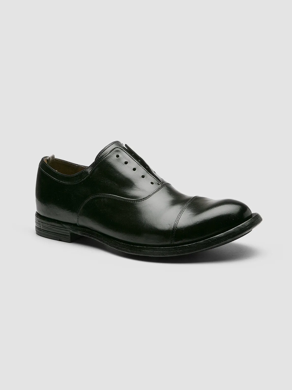 ANATOMIA 015 - Black Leather Oxford Shoes Comfort Grip
