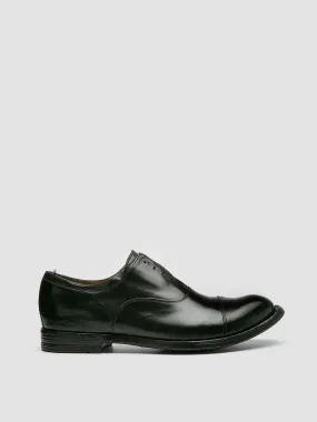 Spring Collection ANATOMIA 015 - Black Leather Oxford Shoes
