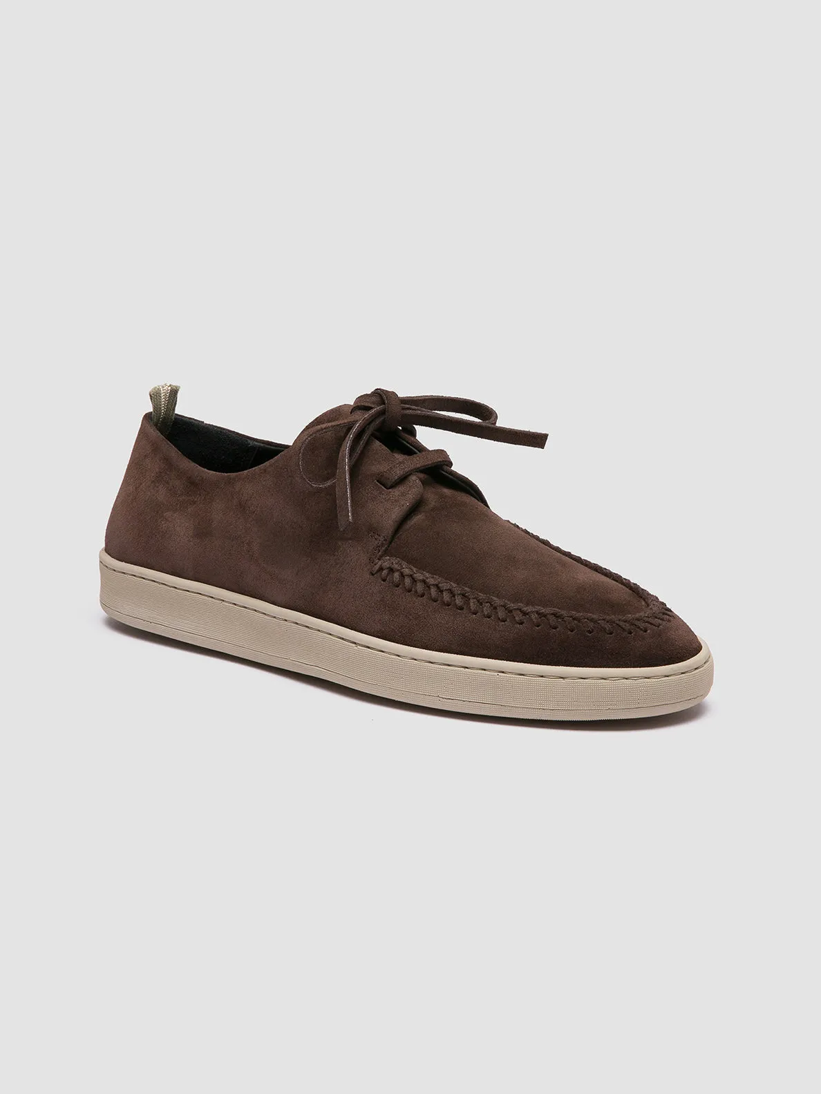 Non Slip HERBIE 012 - Dark Brown Suede Derby Shoes