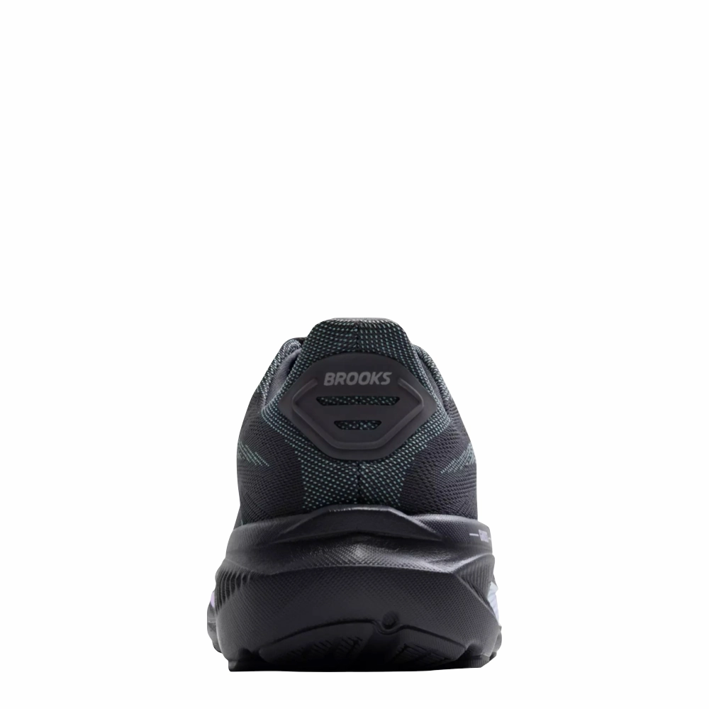 Brooks Women's Ghost 17 Sneaker in Grey/Clearwater/Purple Walk Comfort Simple Touch