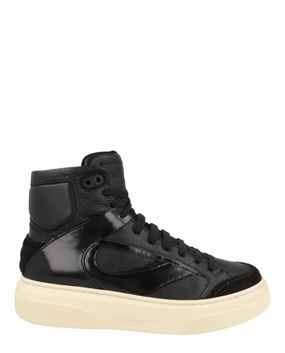 Color run Cassio Leather High-Top Sneakers