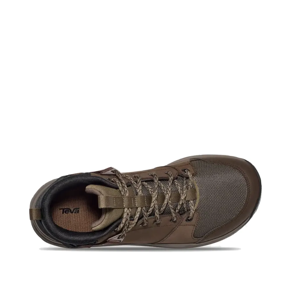 Teva Men's Grandview Mid GTX Waterproof Hiker in Chocolate Brown Modern Look Quick Comfort