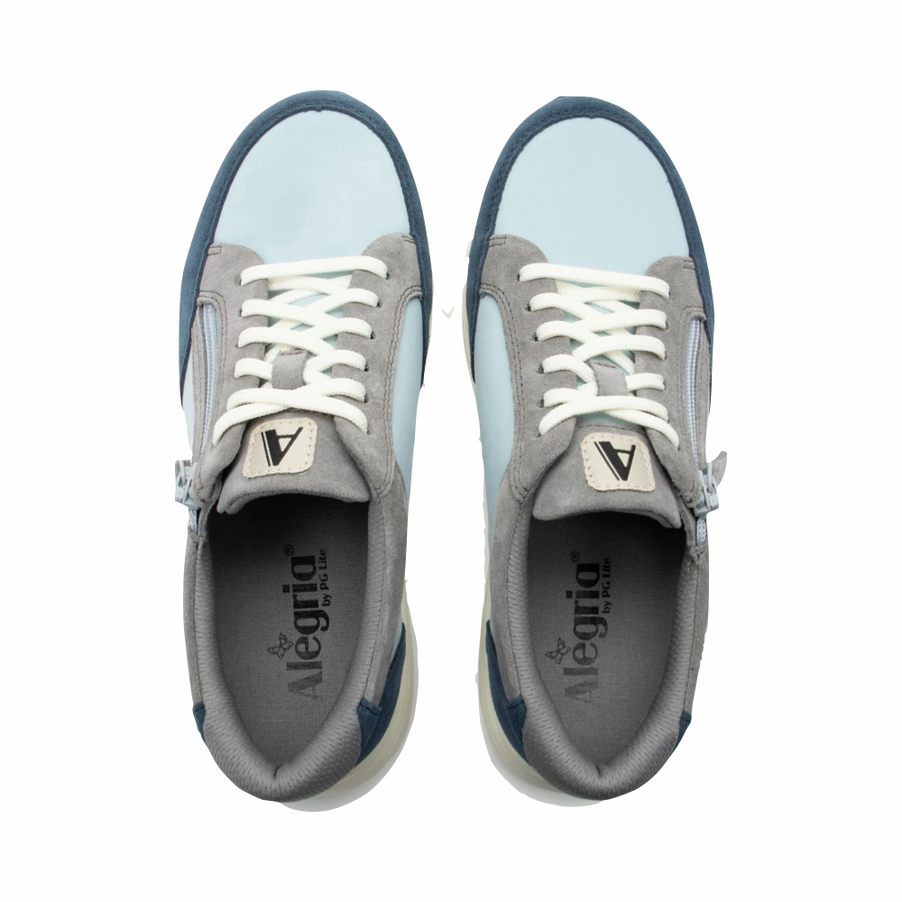 Alegria Women's Eazeer Sneaker in Tempest Blue Weather resistant
